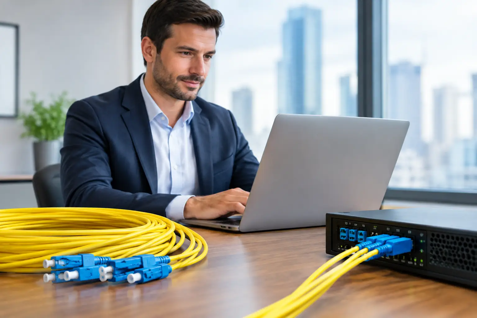 Dedicated Fiber Comparison for Business Internet